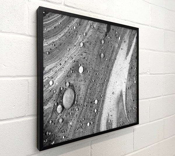 Silver Swirls And Bubbles