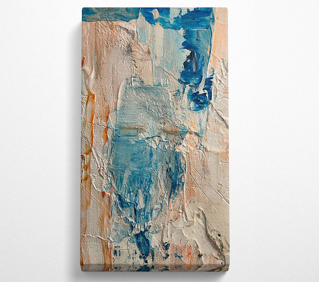  A Canvas Print of Azure And Golden Hues. Canvas Art