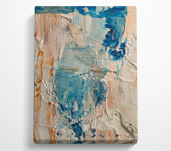  A Canvas Print of Azure And Golden Hues. Canvas Art