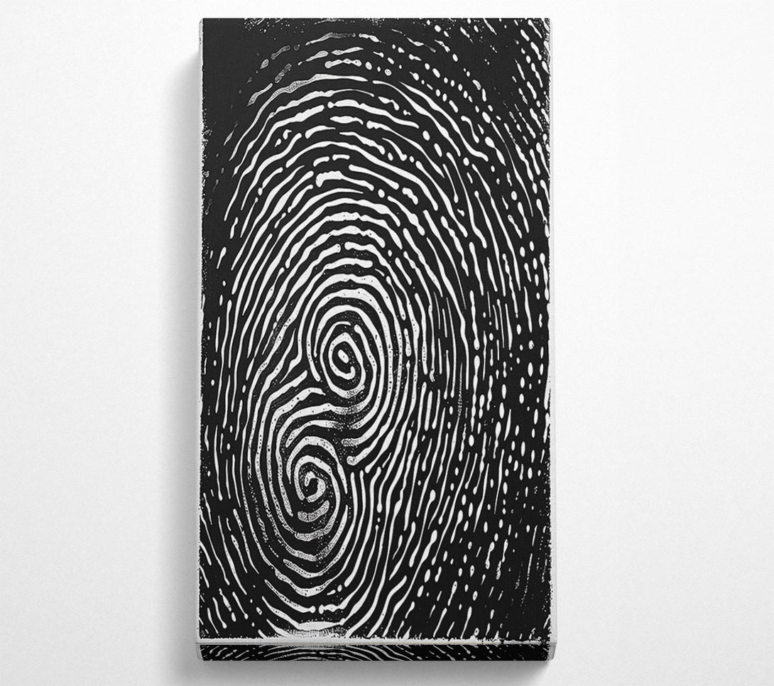  A Canvas Print of Black Swirling Patterns Canvas Wall Art