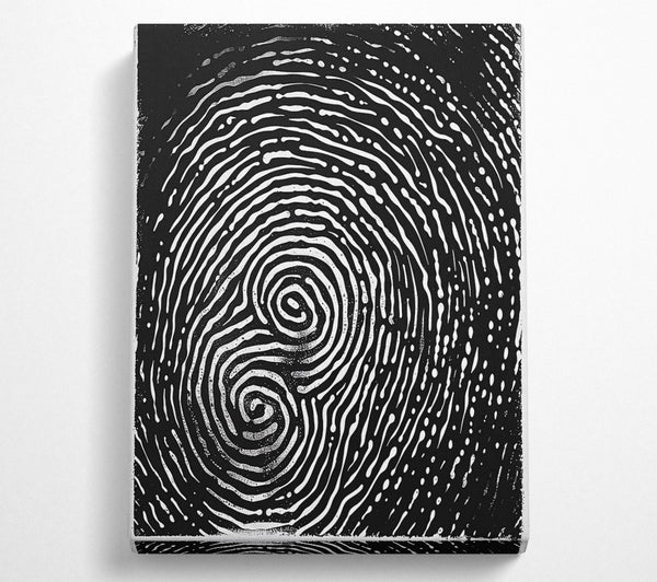  A Canvas Print of Black Swirling Patterns Canvas Wall Art