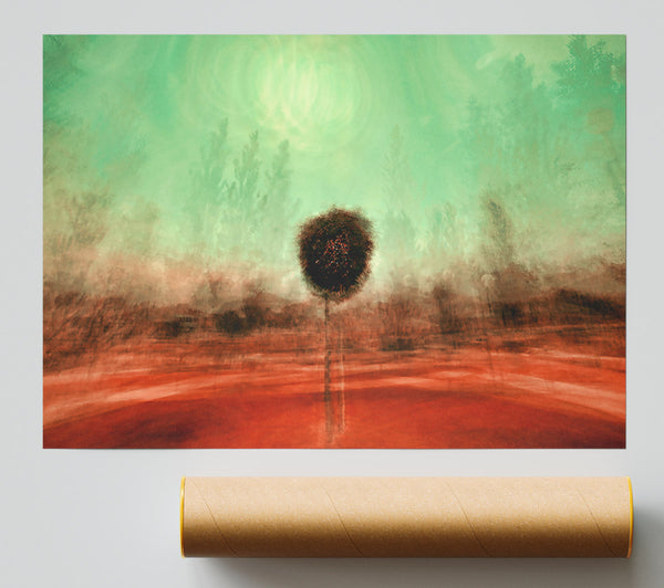 Red Earth Dreamscape Giclee Print