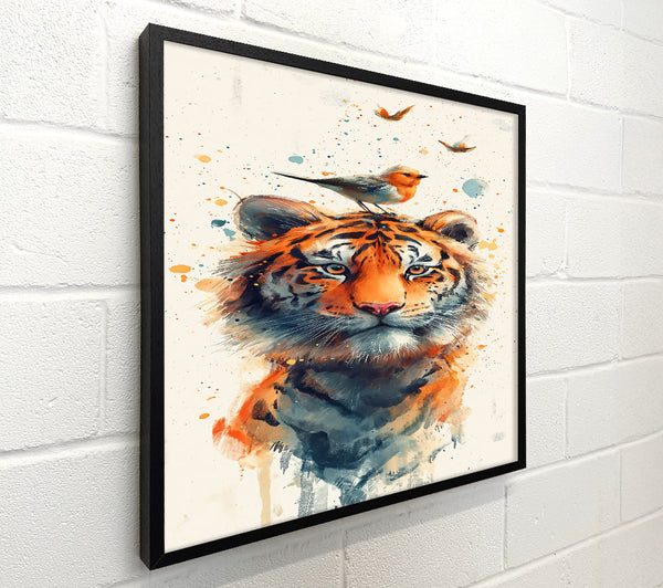 Orange Tiger'S Gaze