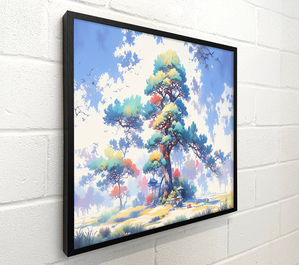 Azure Pine Serenity