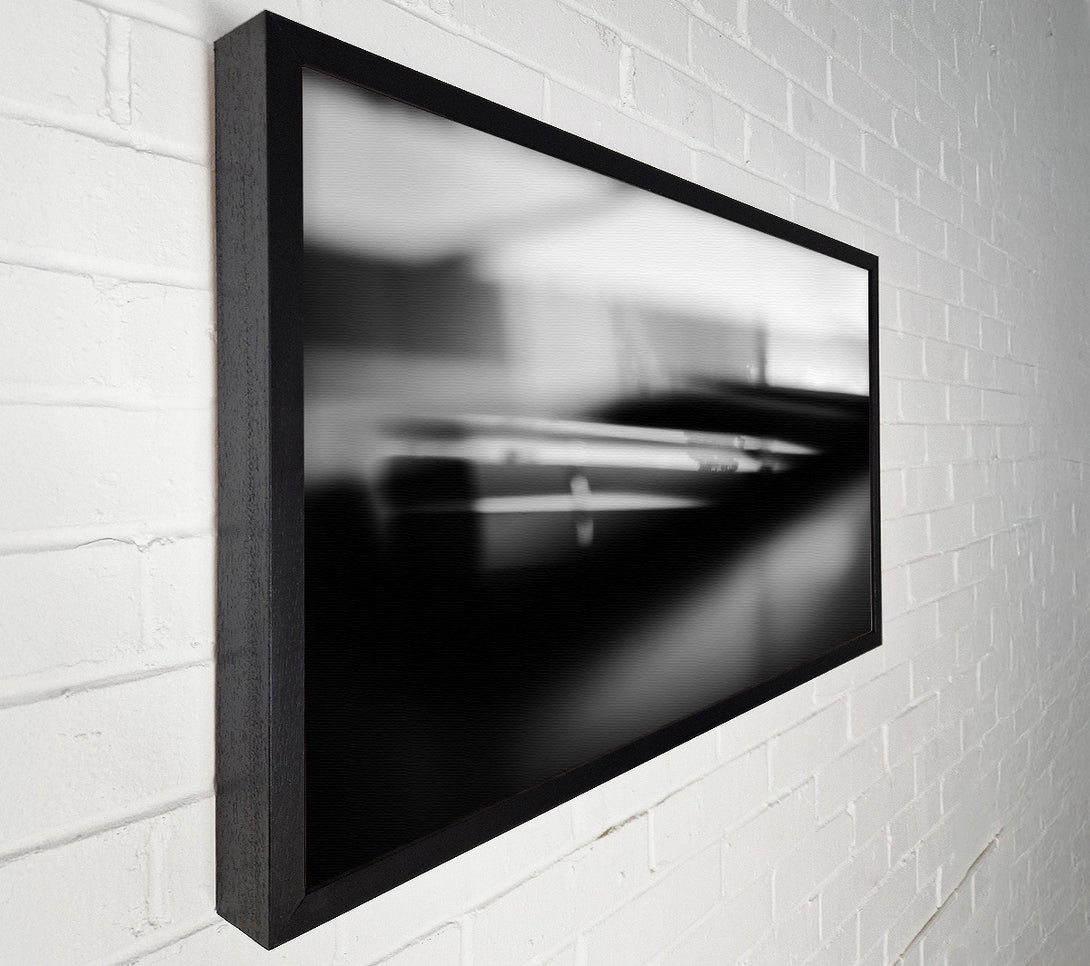 A Canvas Print of Black & White Lines Canvas Print