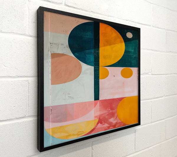 Yellow Geometric Abstract