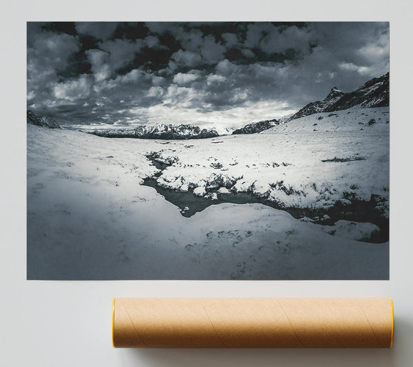 White Mountain Stream Print
