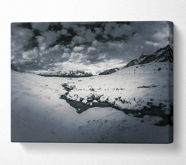  A Canvas Print of White Mountain Stream Canvas Art