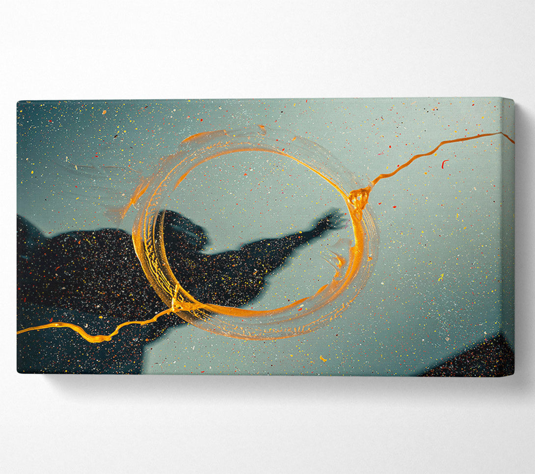  A Canvas Print of Golden Reach Of The Stars Canvas Print