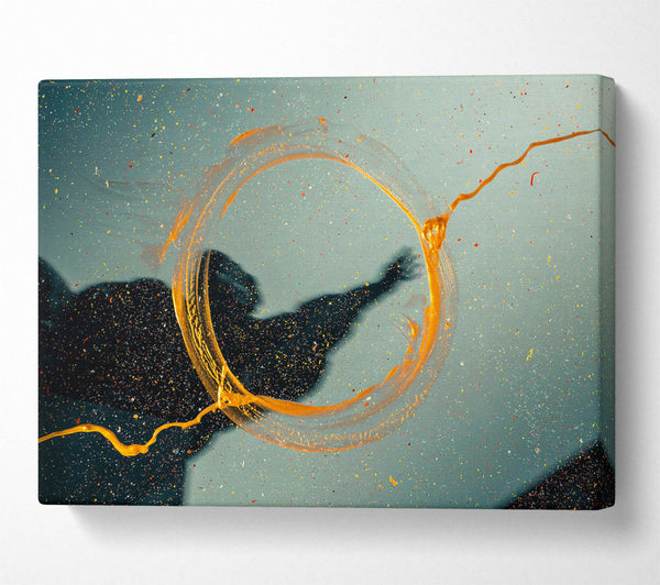  A Canvas Print of Golden Reach Of The Stars Canvas Print