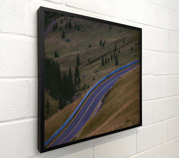 Blue Guardrail Road
