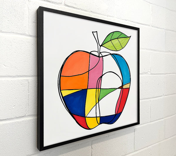 Orange Abstract Apple