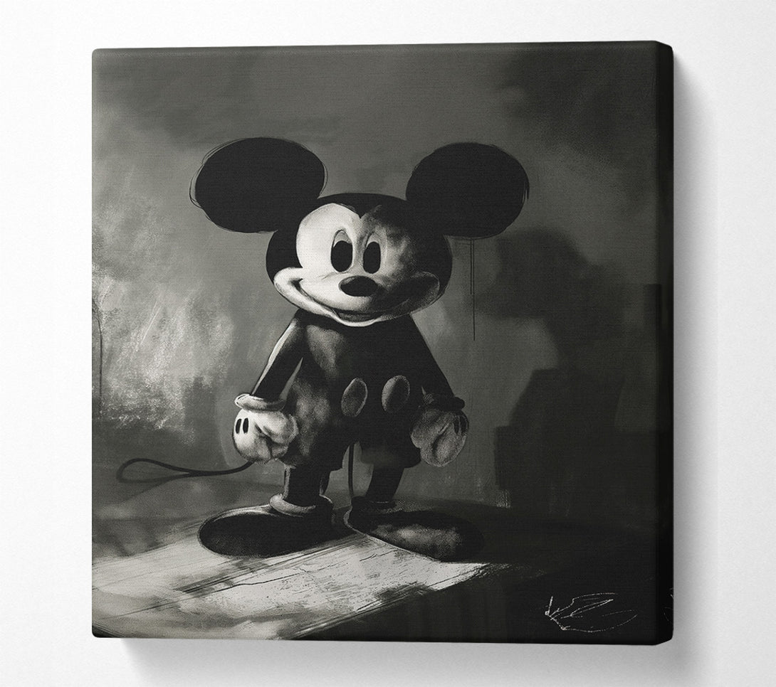  A Canvas Print of Evil Mouse Canvas Wall Art