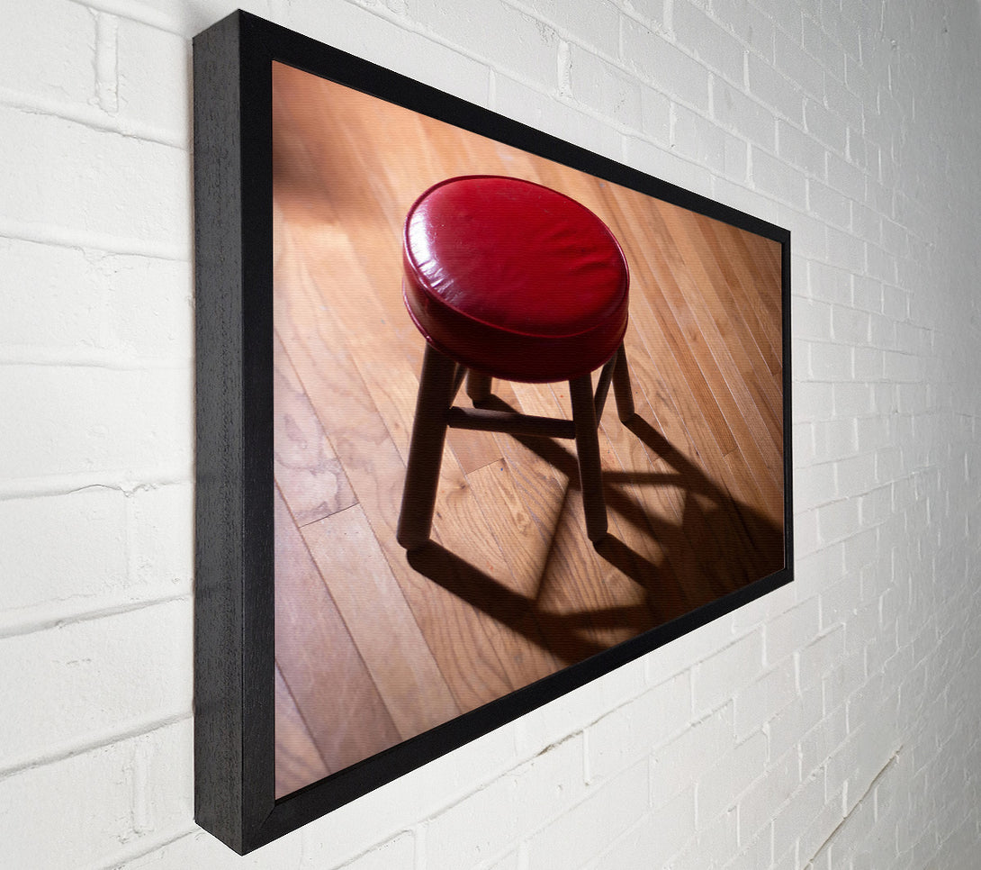  A Canvas Print of Crimson Stool'S Shadow Canvas Art