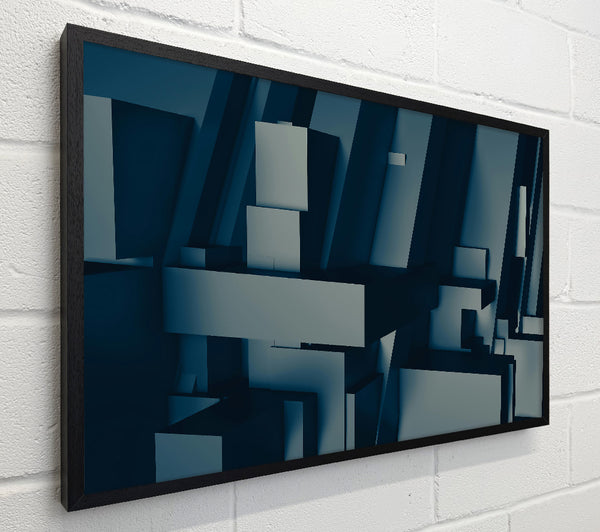Indigo Geometric Forms