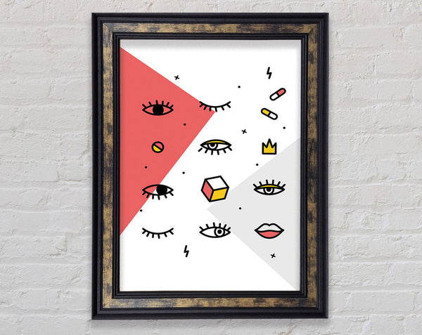 Eye Beauty Framed Print