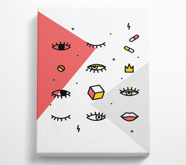  A Canvas Print of Eye Beauty Canvas Print