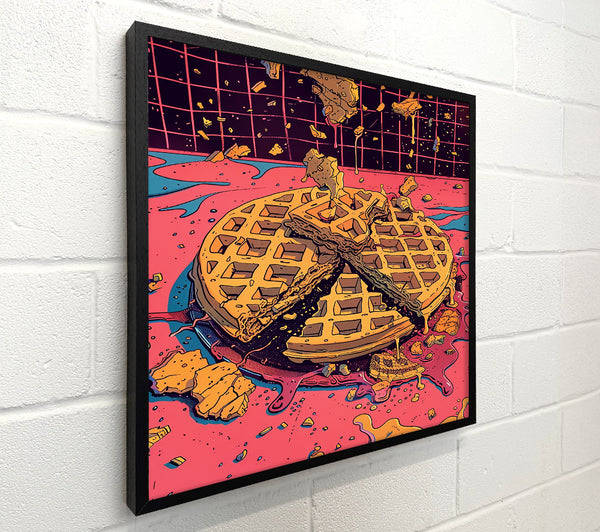 Pink Cosmic Waffle