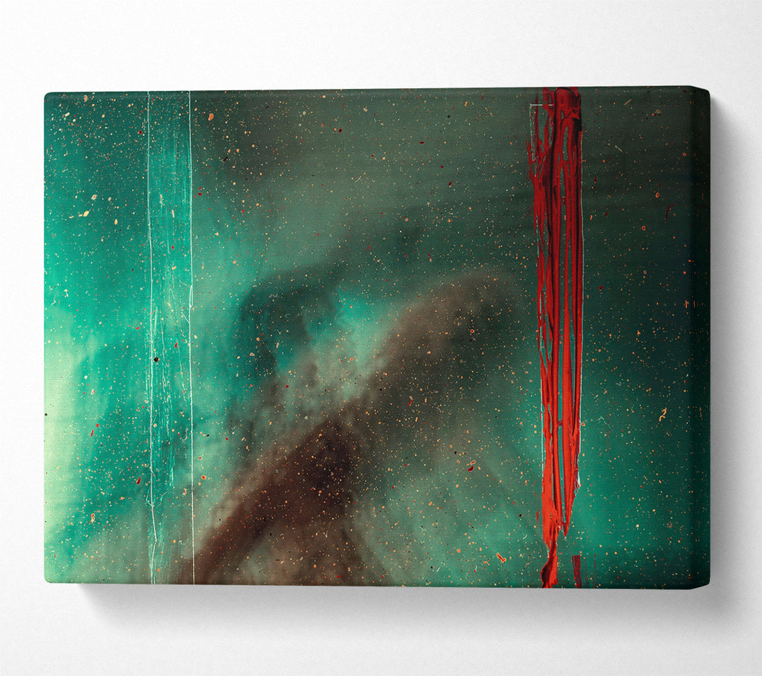  A Canvas Print of Emerald Cosmic Dance Canvas Art