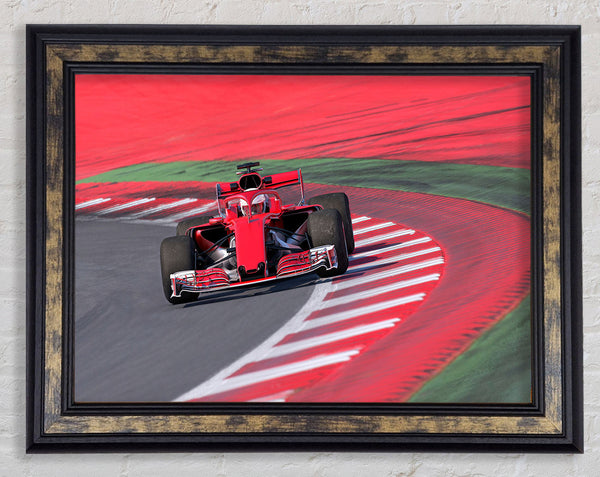 F1 Racing Framed Print