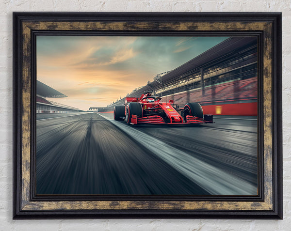 F1 Framed Print