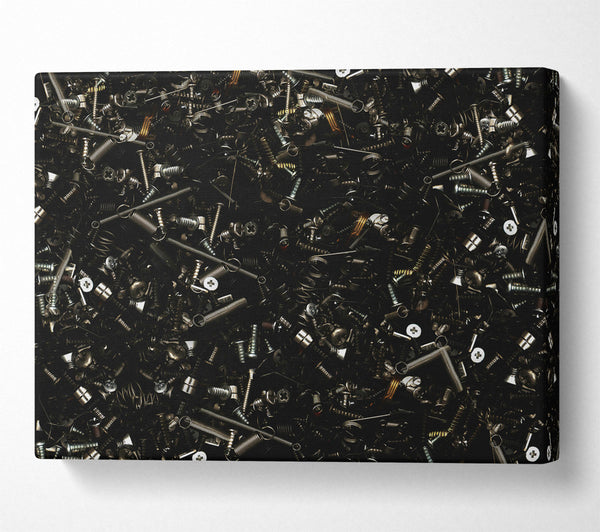  A Canvas Print of Dark Metal Chaos Canvas Wall Art