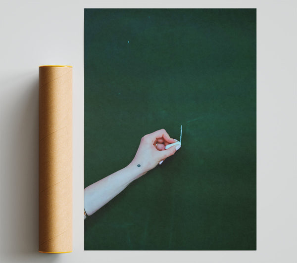 Emerald Blank Slate Print