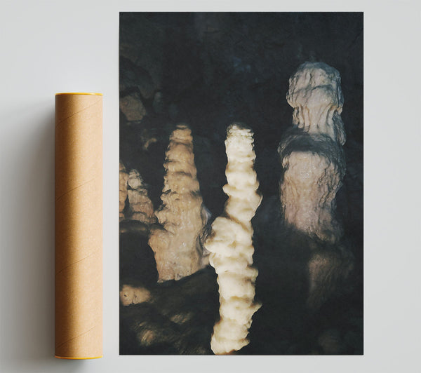 Creamy Cave Formations Giclee Print