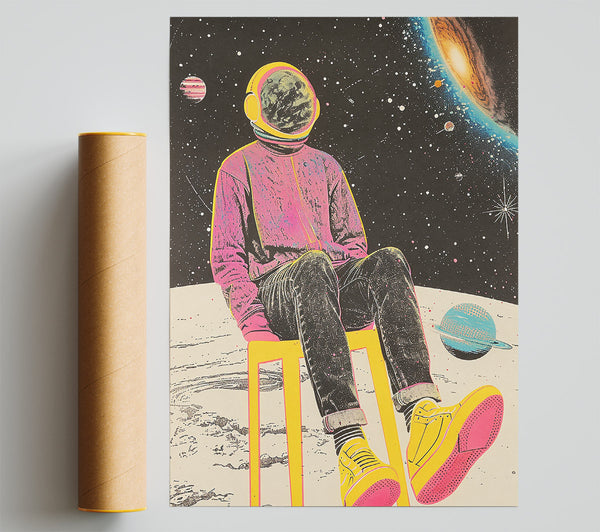 Pink Spaceman Dreams Print