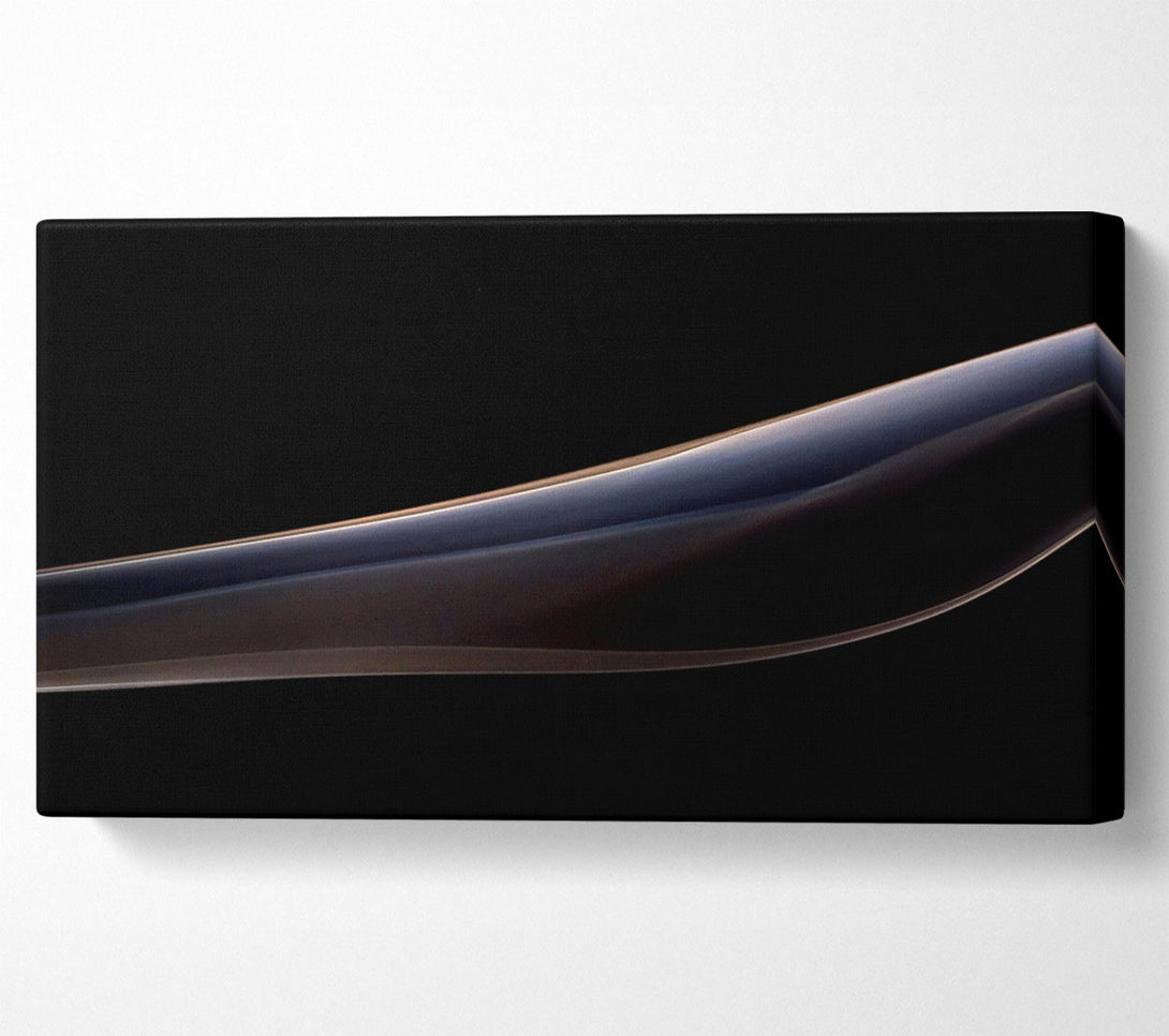  A Canvas Print of Copper Smoke Wave Canvas Wall Art
