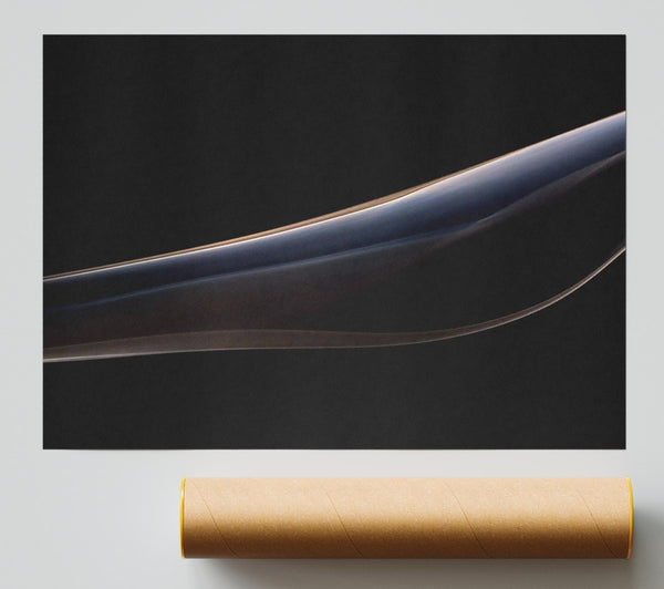 Copper Smoke Wave Poster