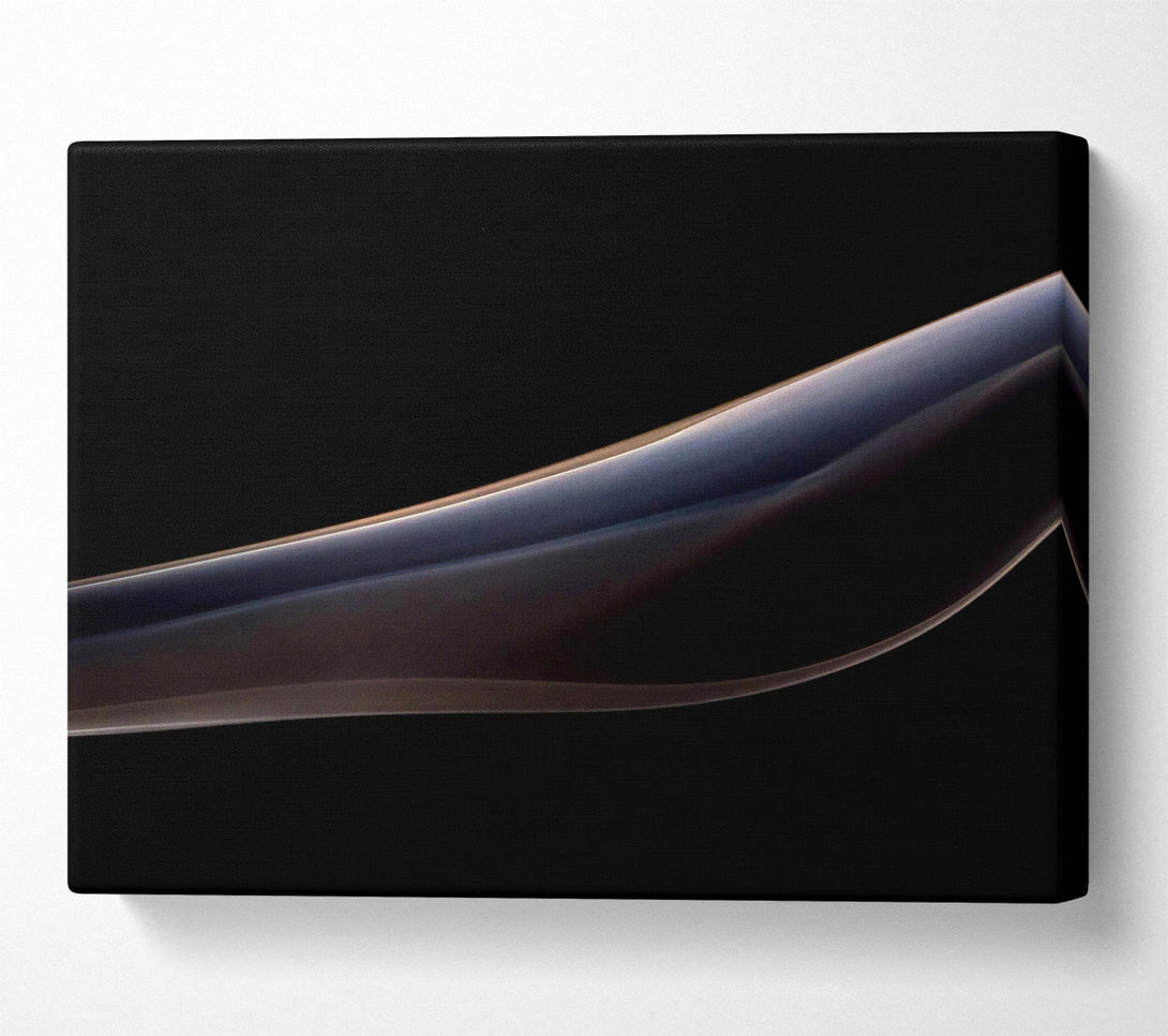  A Canvas Print of Copper Smoke Wave Canvas Wall Art