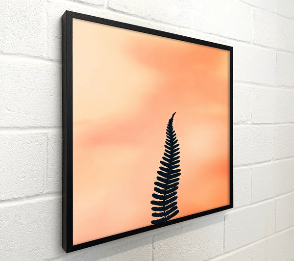 Coral And Fern Silhouette