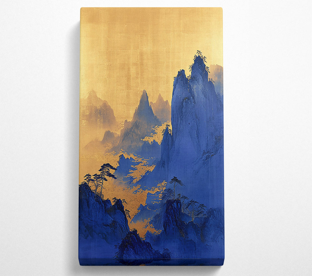  A Canvas Print of Indigo Mountain Dreams Canvas Print