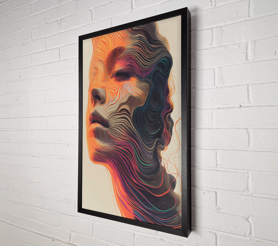  A Canvas Print of Face Waves Canvas Art