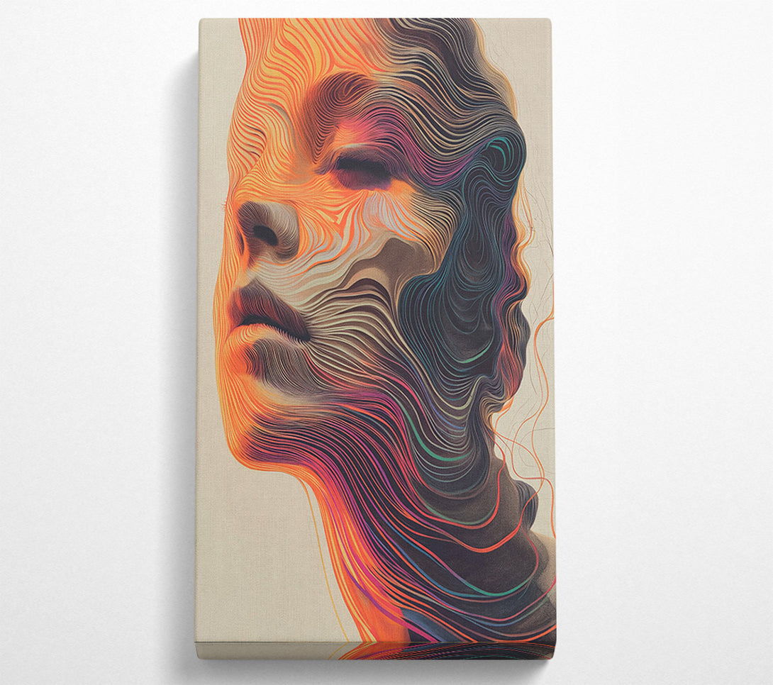 A Canvas Print of Face Waves Canvas Art