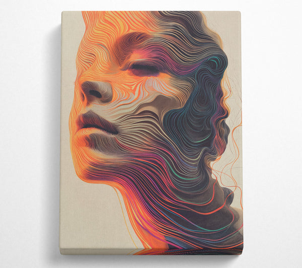  A Canvas Print of Face Waves Canvas Art
