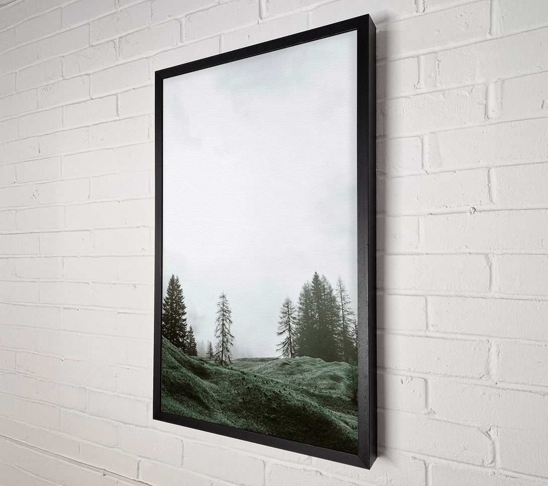  A Canvas Print of Green Mist Valley Canvas Wall Art