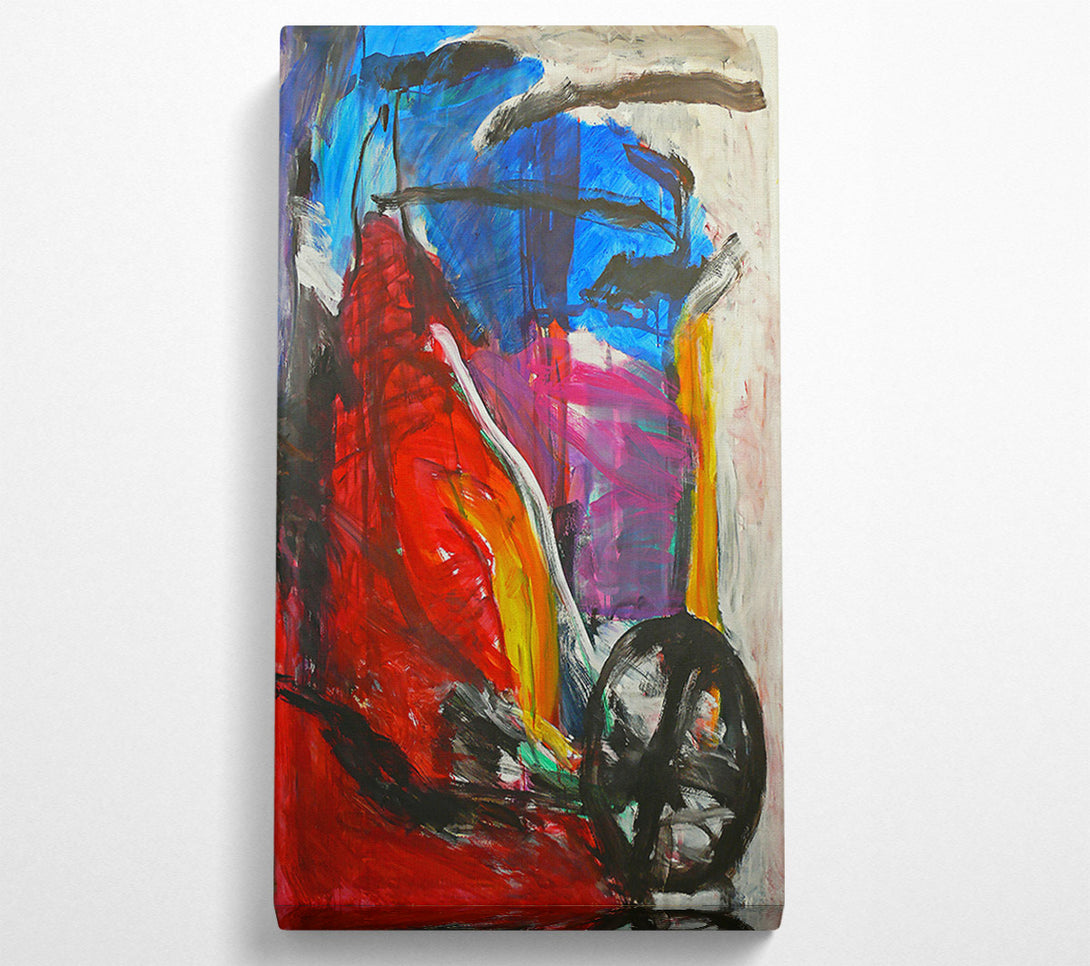  A Canvas Print of Crimson Horizon'S Call Canvas Print