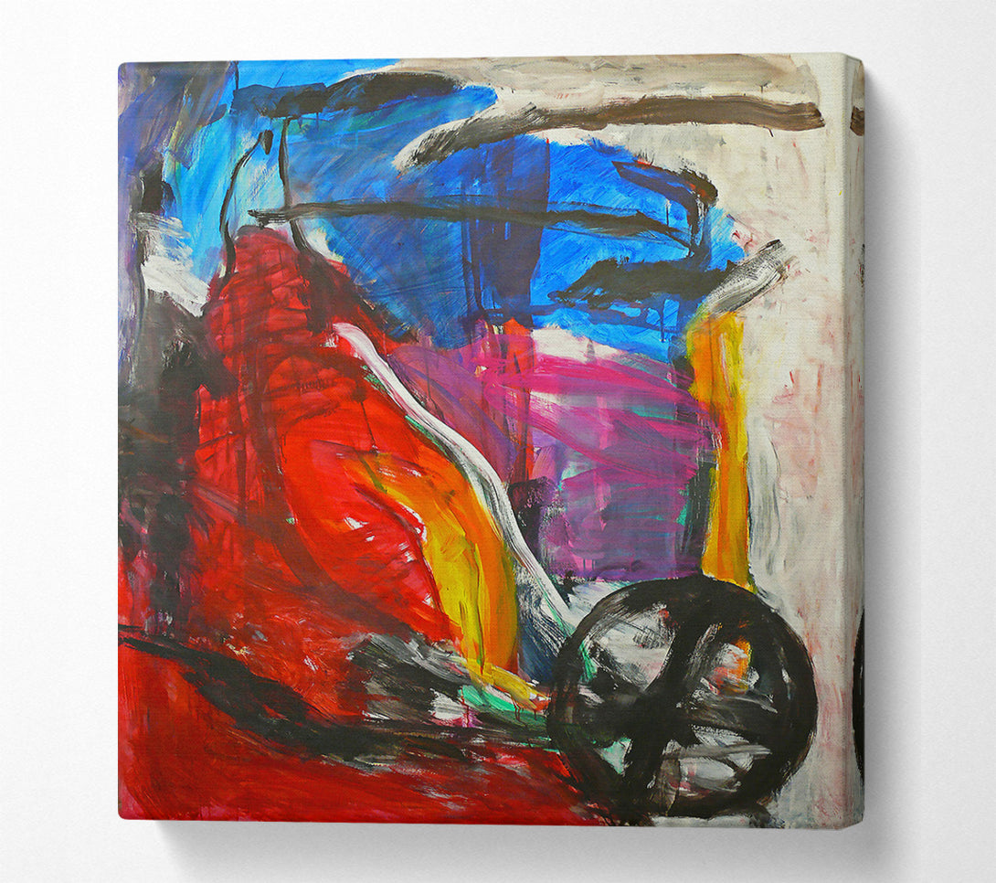  A Canvas Print of Crimson Horizon'S Call Canvas Print