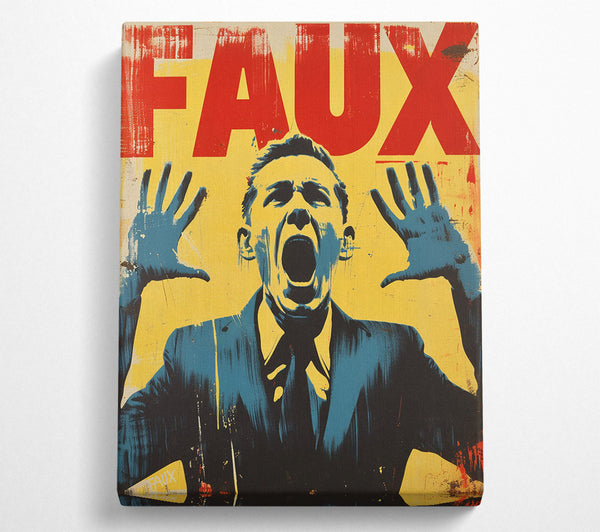  A Canvas Print of Fake News Canvas Art