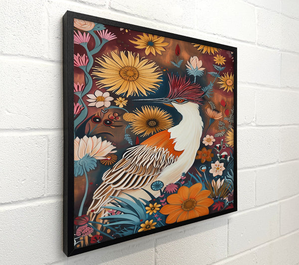 Orange Bird Bloom