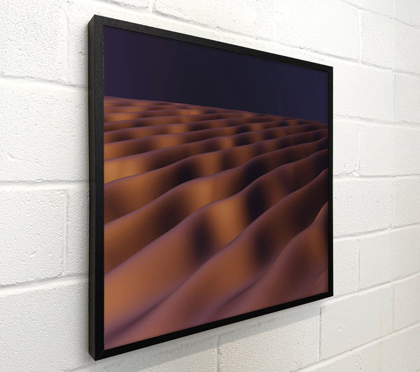 Copper Wave Abstract