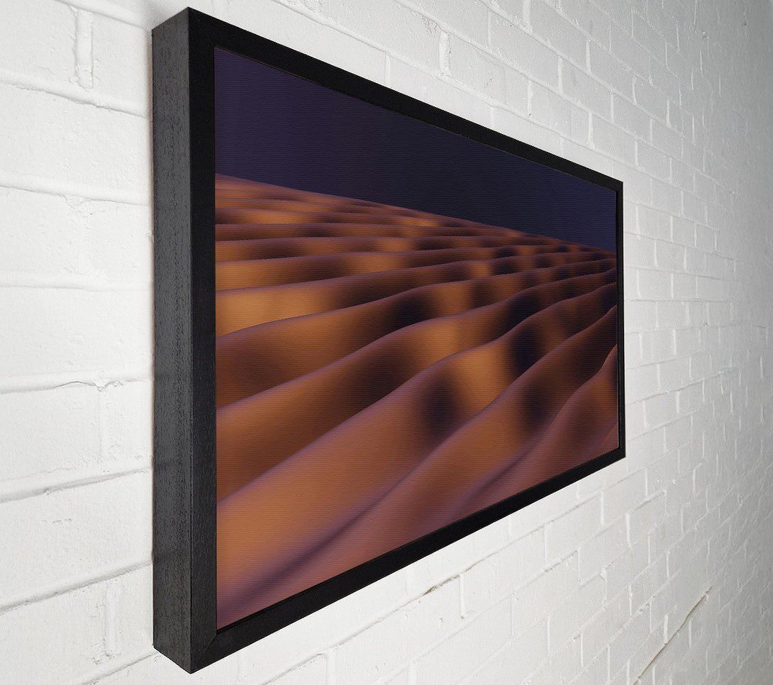  A Canvas Print of Copper Wave Abstract Canvas Print
