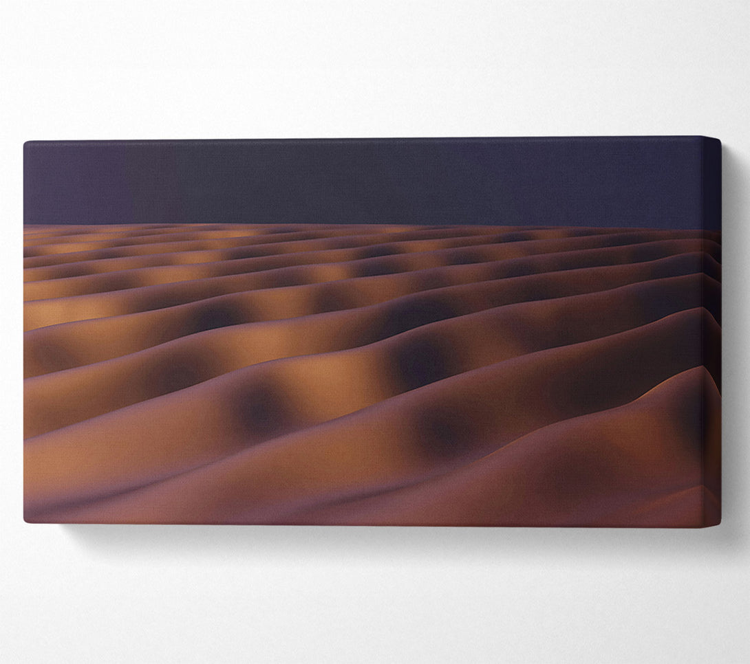  A Canvas Print of Copper Wave Abstract Canvas Print