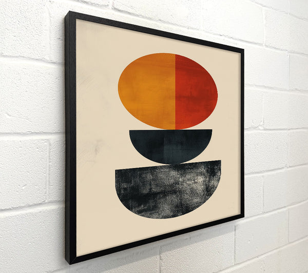Orange And Black Circles
