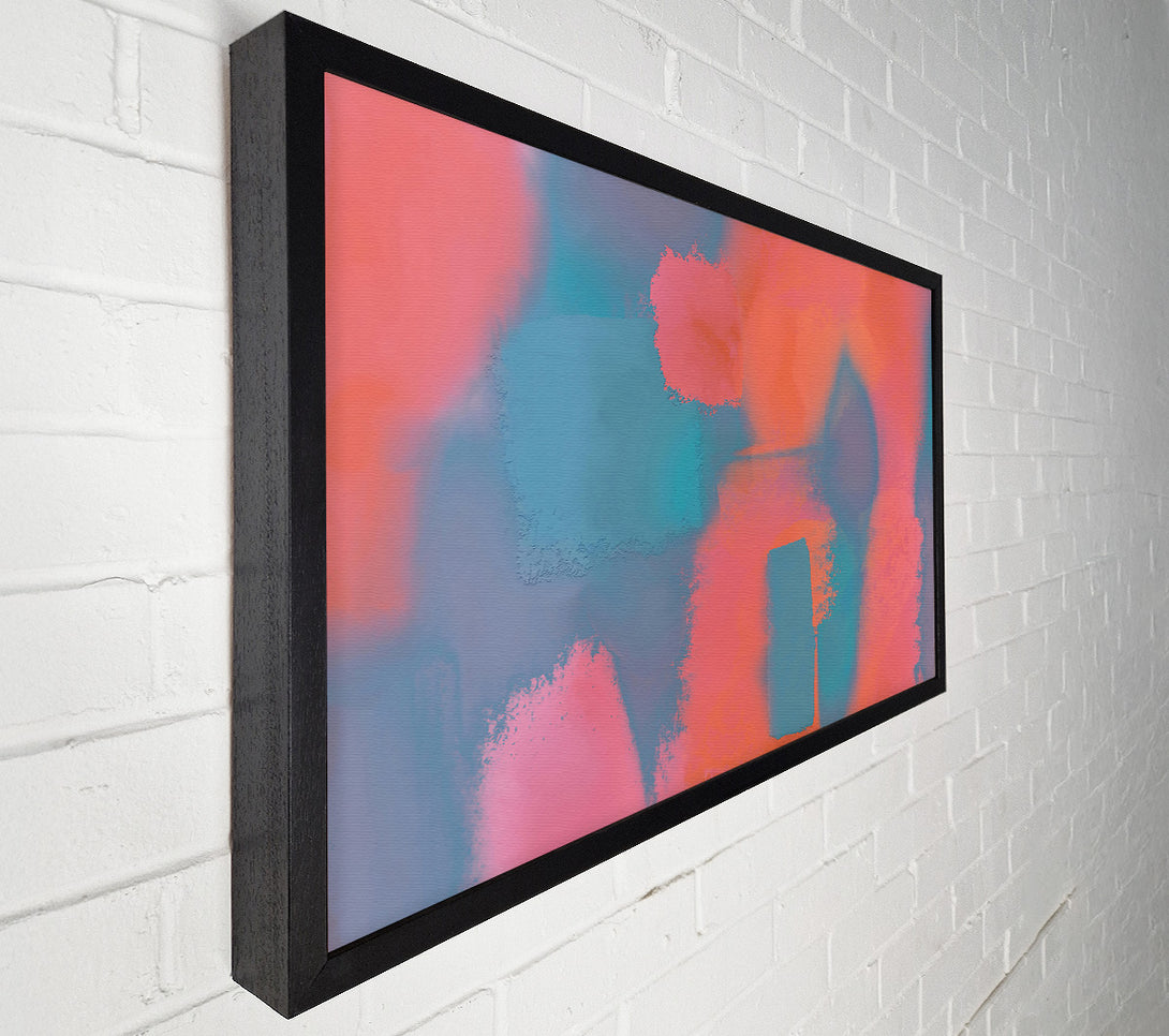  A Canvas Print of Coral And Teal Dreams Canvas Wall Art