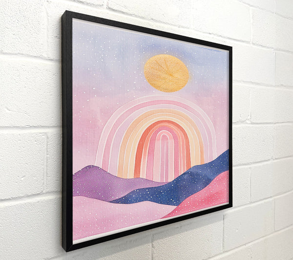 Pink Sunset Rainbow