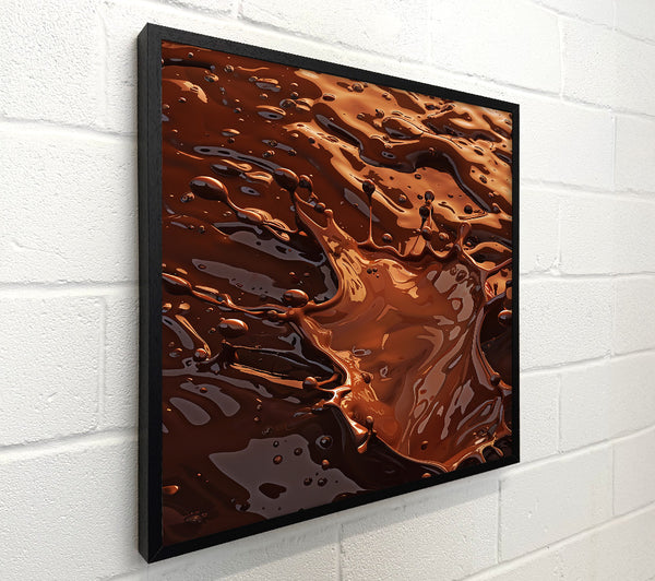 Brown Chocolate Splash