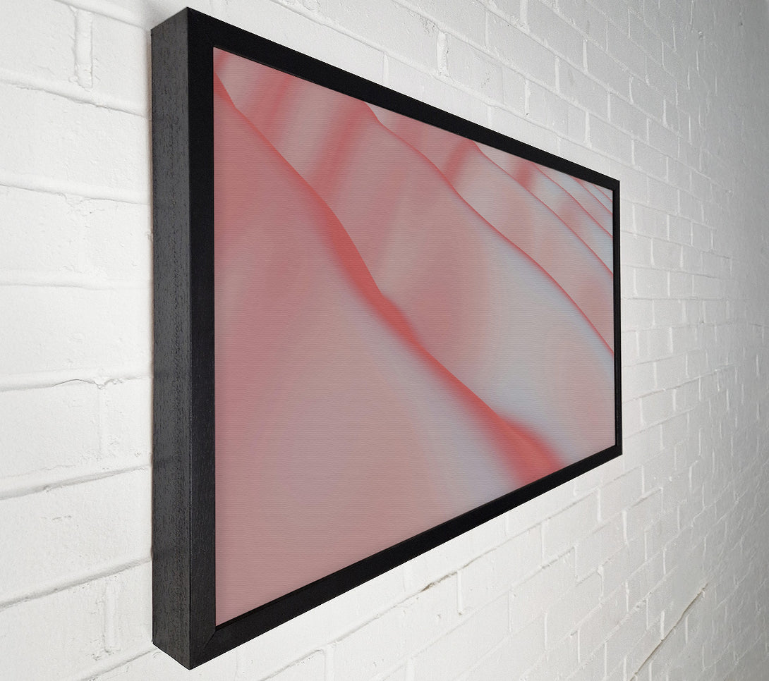  A Canvas Print of Blushing Gradient Waves Canvas Print